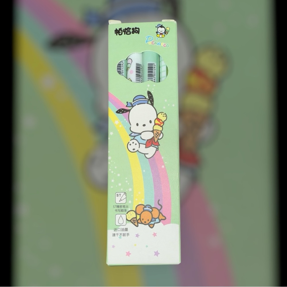 Sanrio- Pochacco pens- qty4